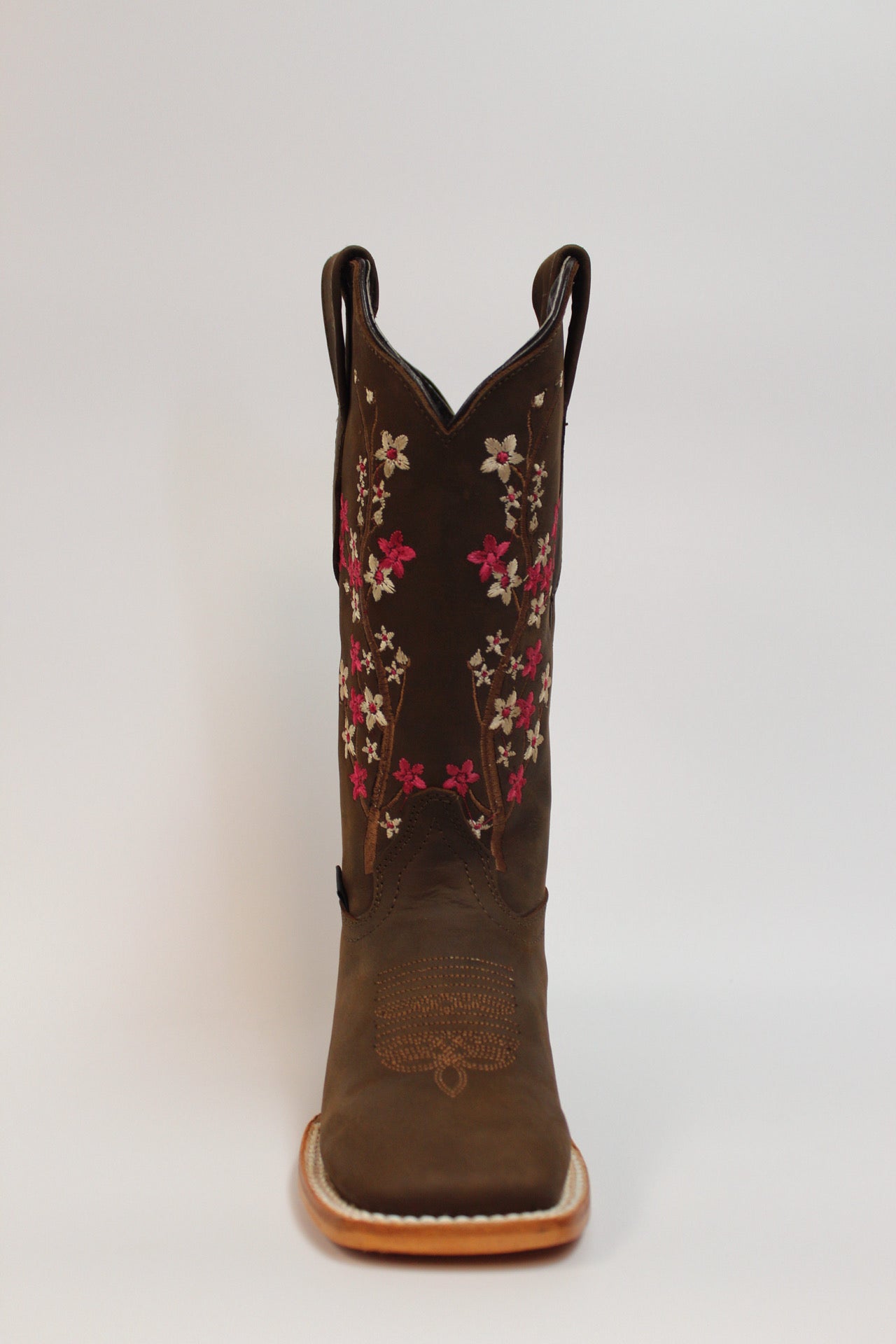 Cuatrero Boots Women's Texas Choco Cherry Blossom