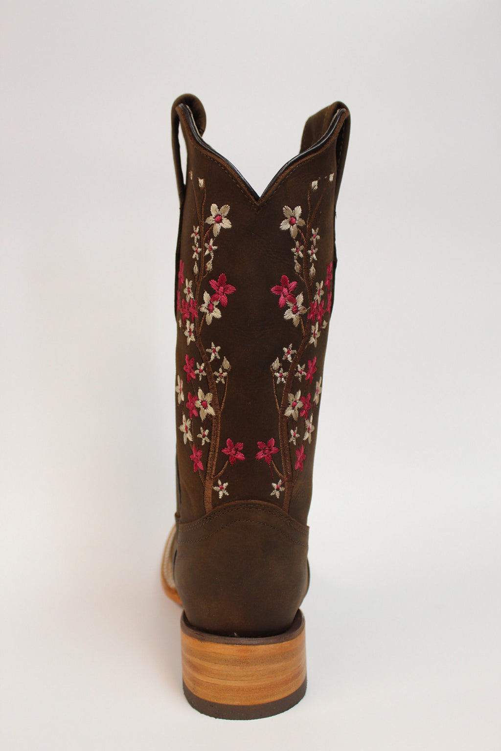 Cuatrero Boots Women's Texas Choco Cherry Blossom