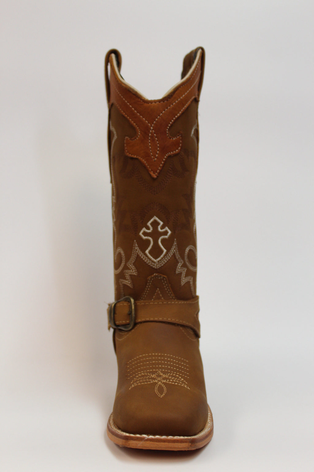 Cuatrero Boots Women's Rodeo Cross Copper Orix