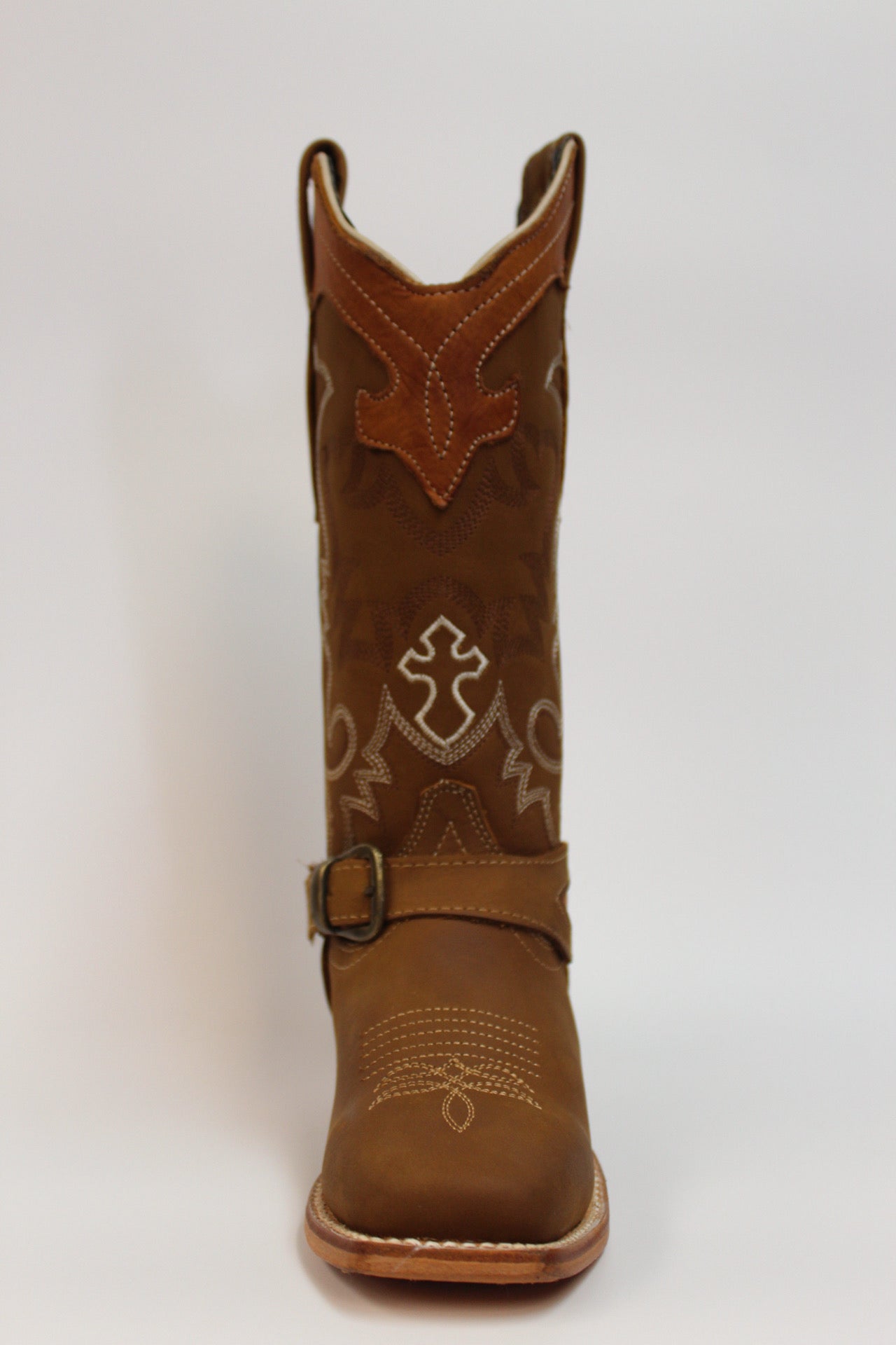 Cuatrero Boots Women's Rodeo Cross Copper Orix