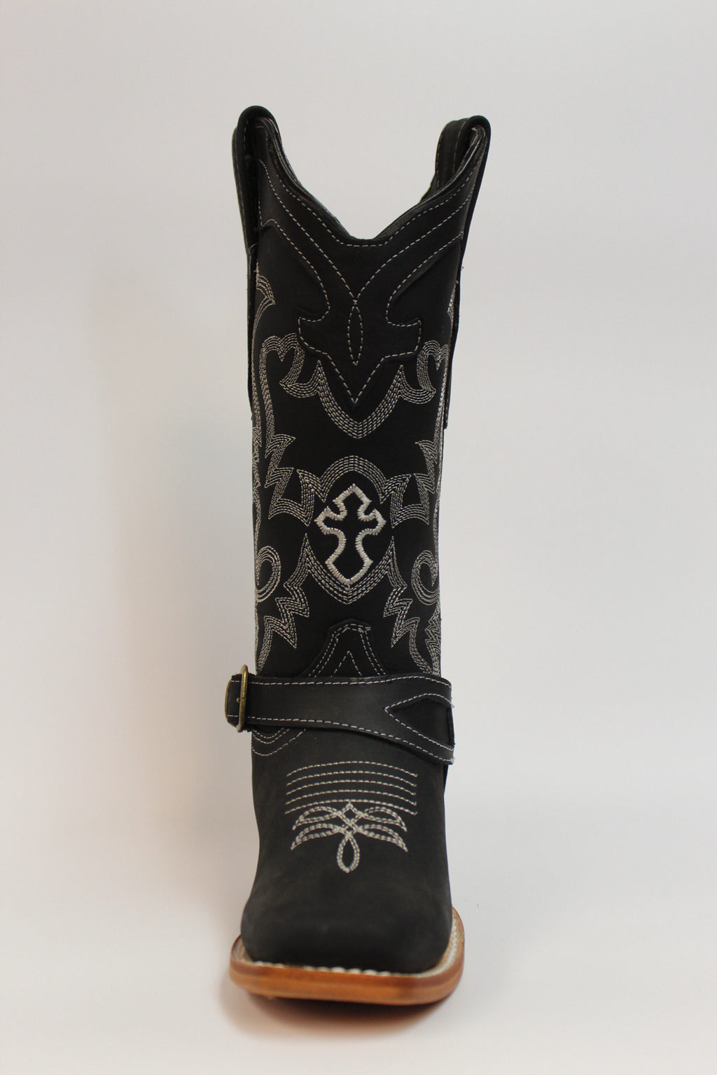 Cuatrero Boots Women's Rodeo Cross Black