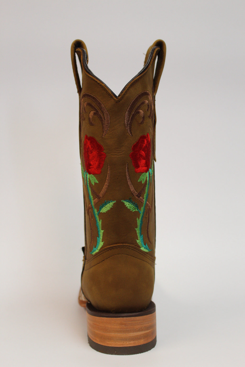 Cuatrero Boots Women's Texas Roses Copper