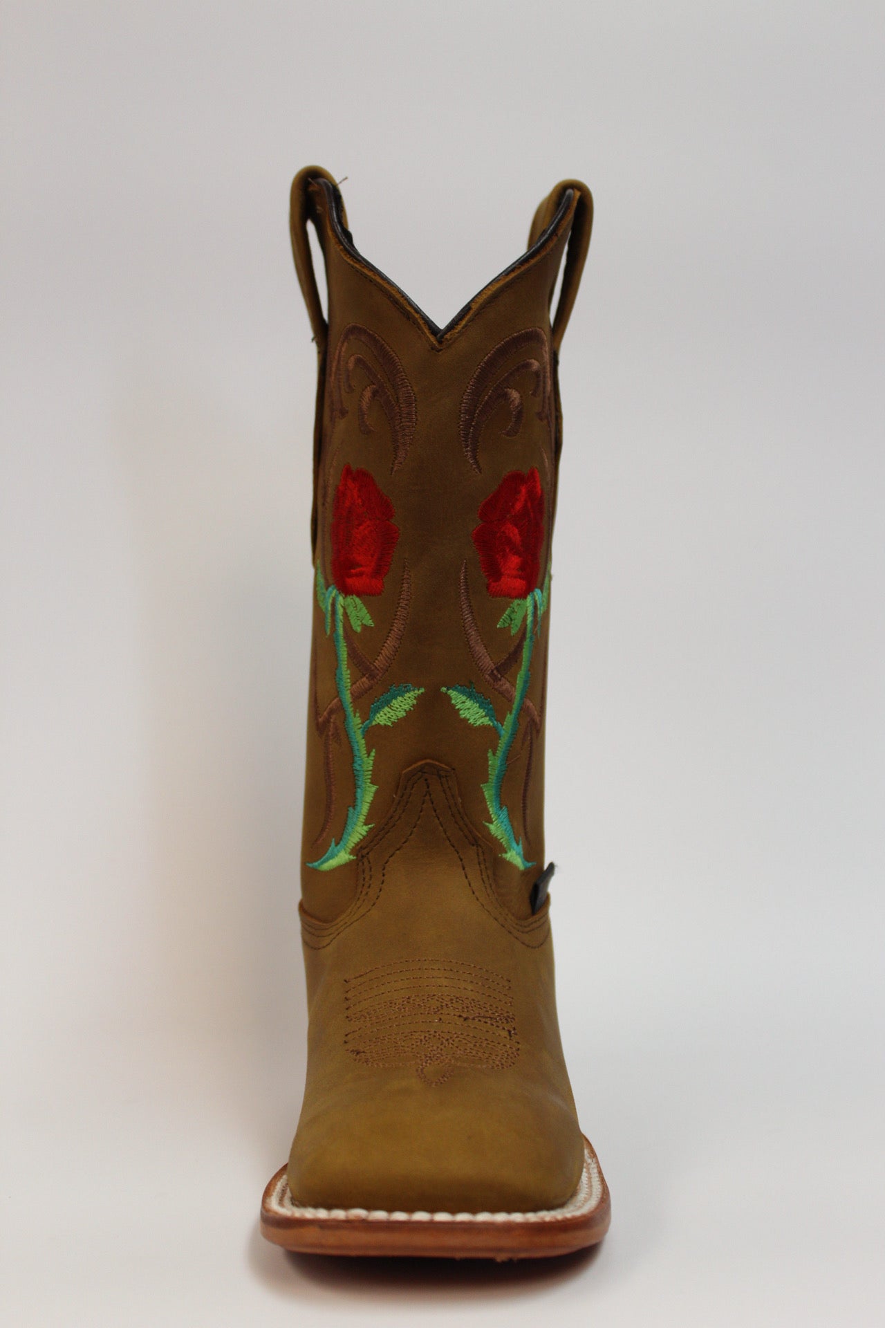 Cuatrero Boots Women's Texas Roses Copper