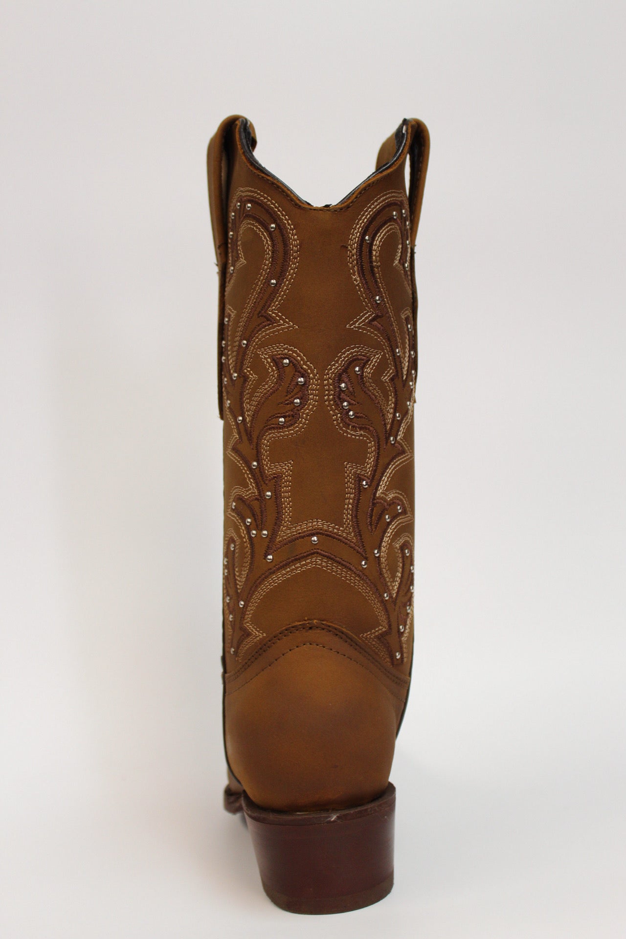 Cuatrero Boots Women's Cowgirl Decorative Studs Copper