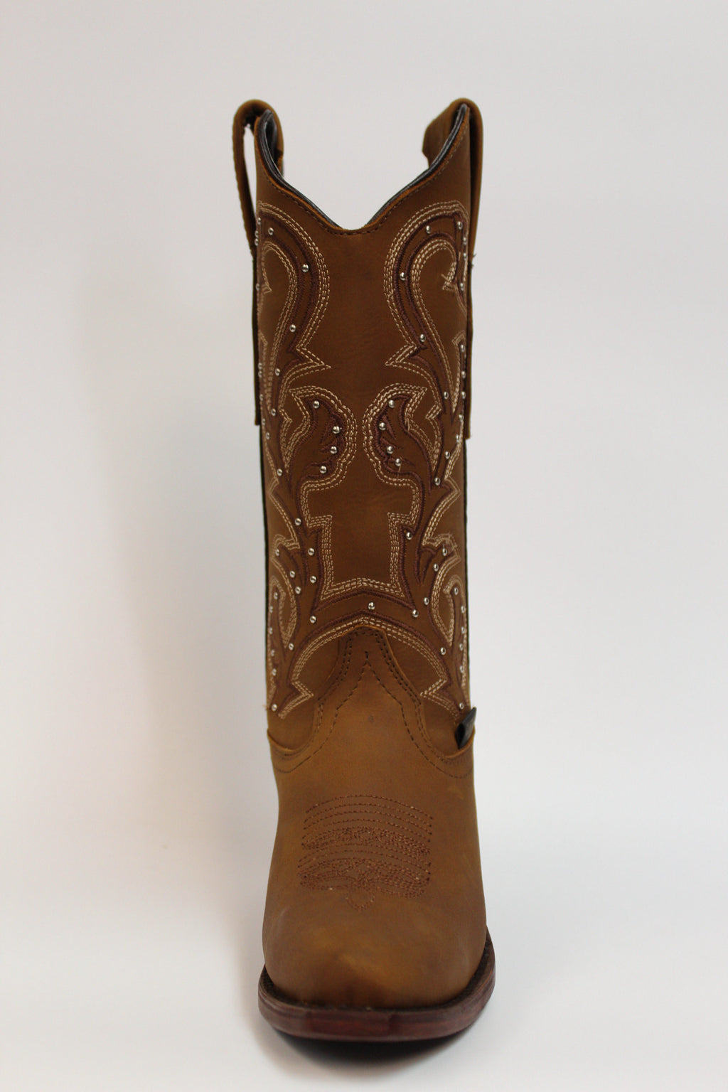 Cuatrero Boots Women's Cowgirl Decorative Studs Copper