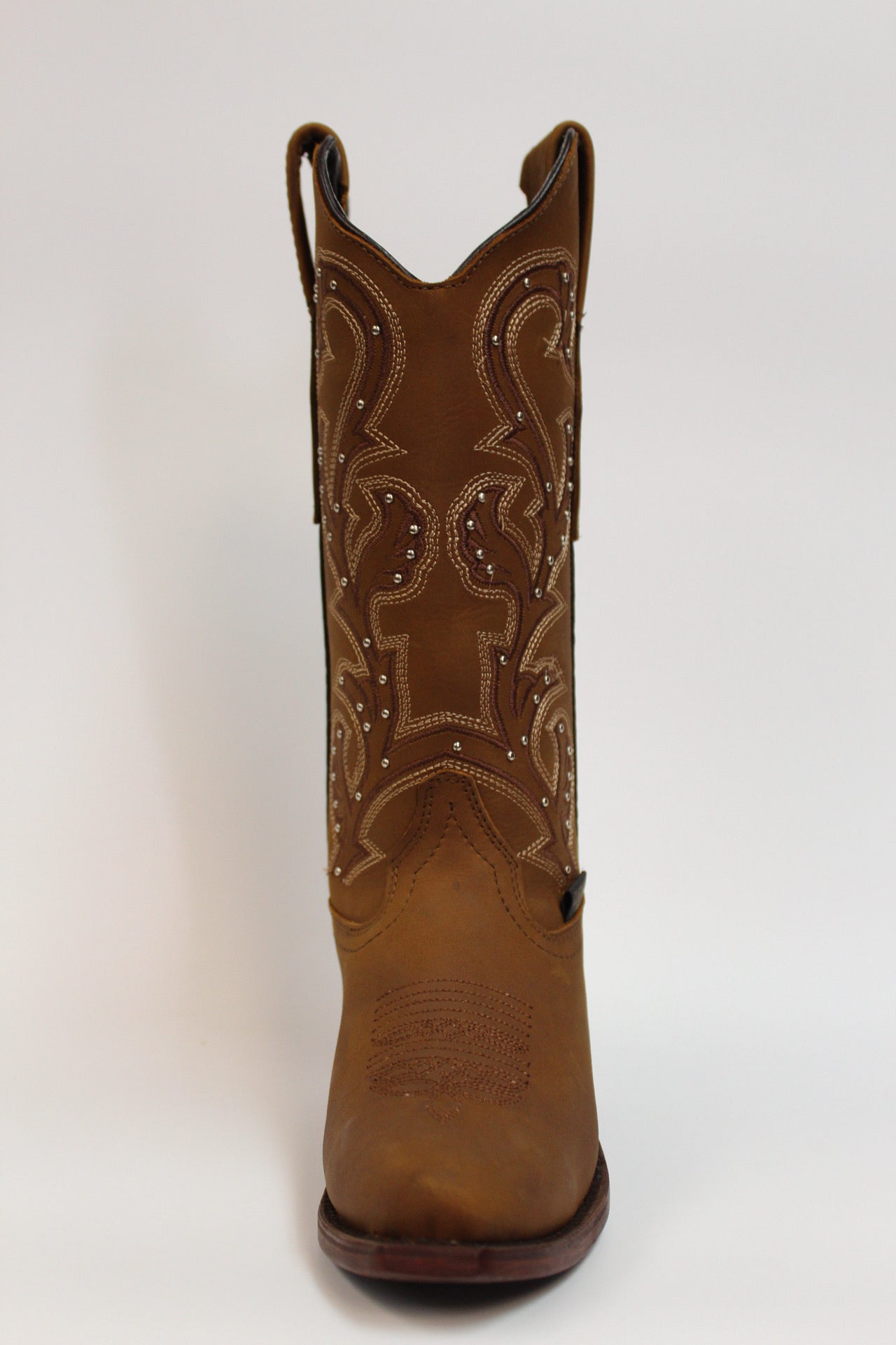 Cuatrero Boots Women's Cowgirl Decorative Studs Copper