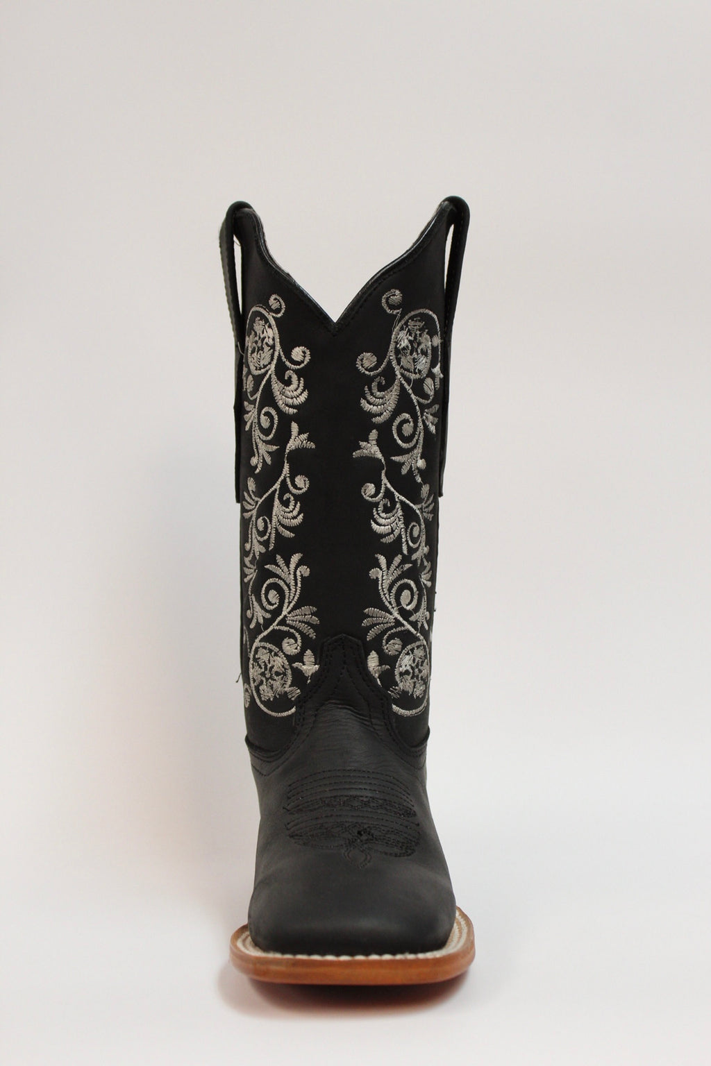 Cuatrero Boots Women's Texas Flowers Black