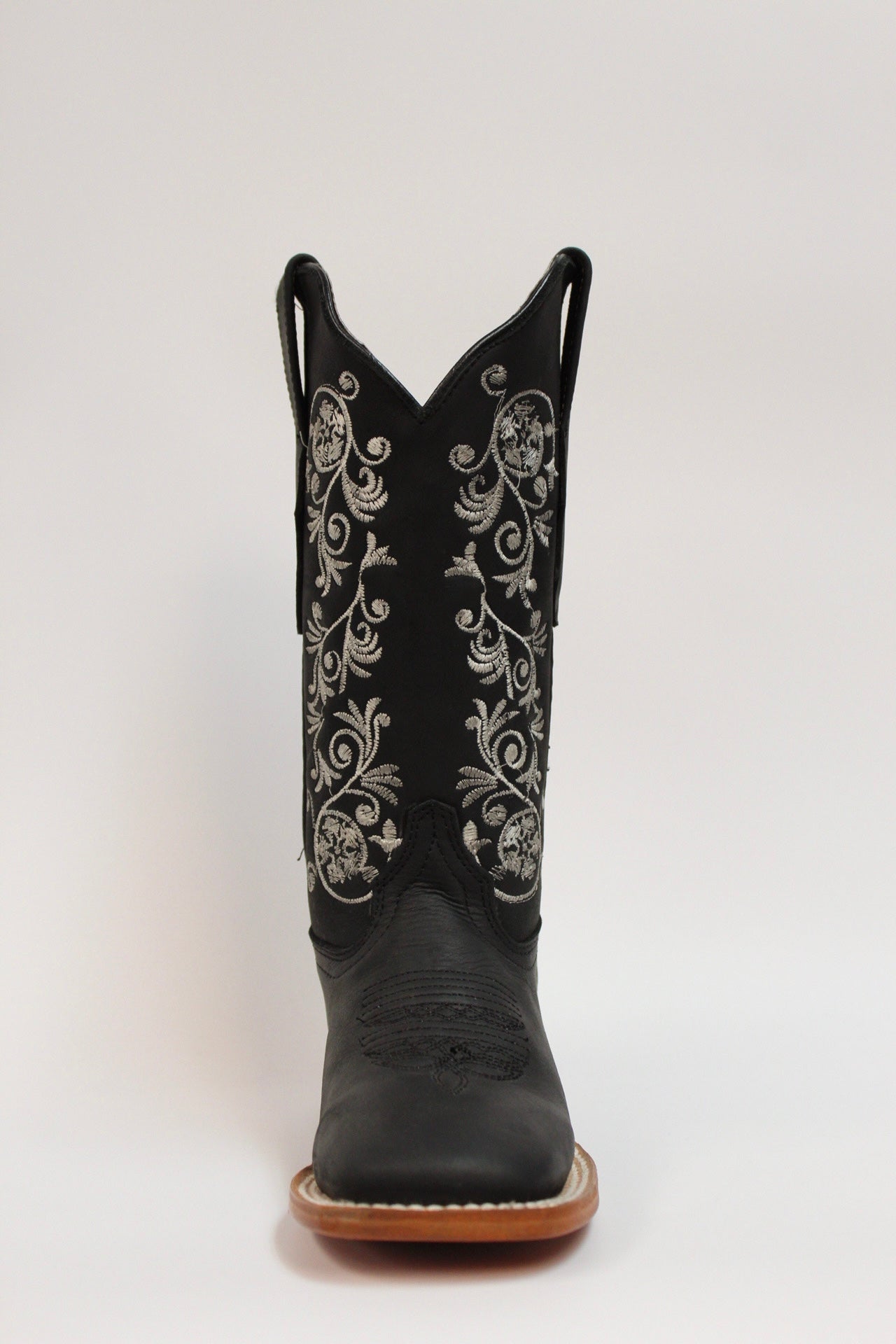 Cuatrero Boots Women's Texas Flowers Black
