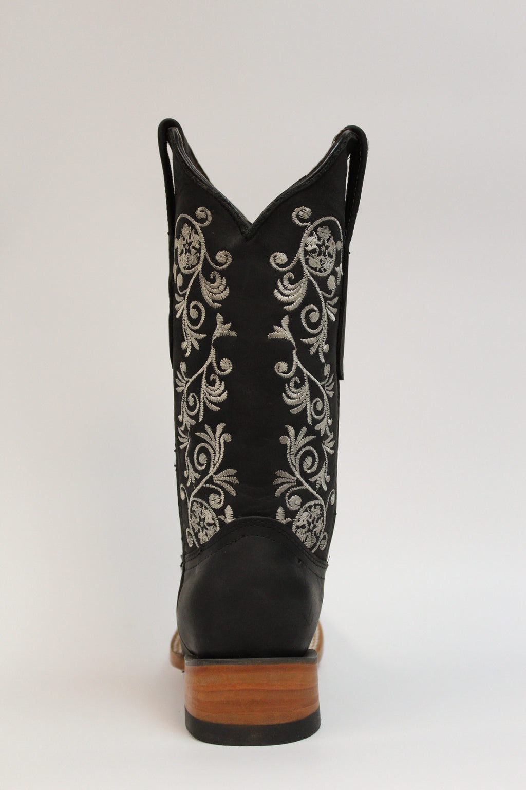 Cuatrero Boots Women's Texas Flowers Black