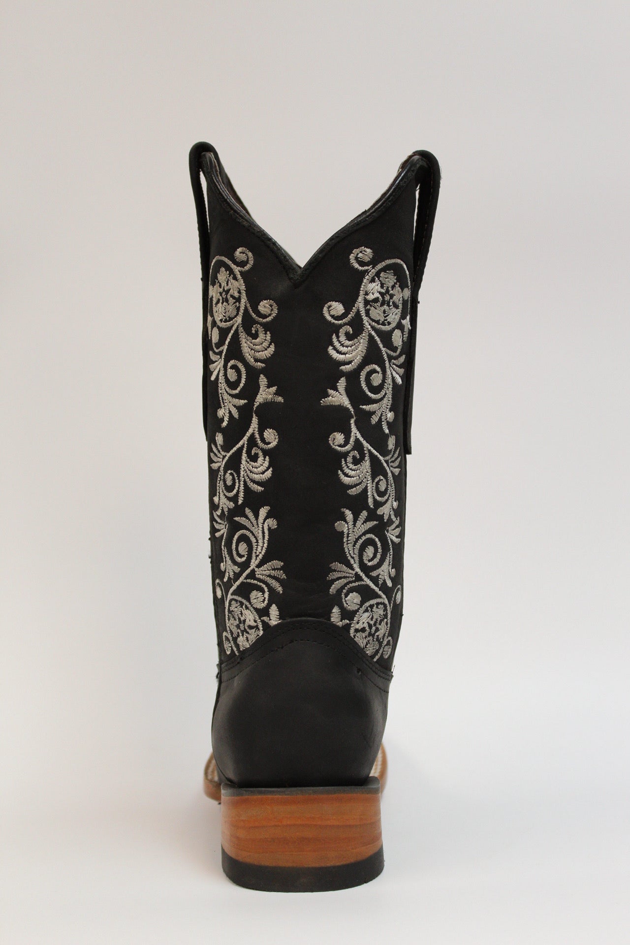 Cuatrero Boots Women's Texas Flowers Black
