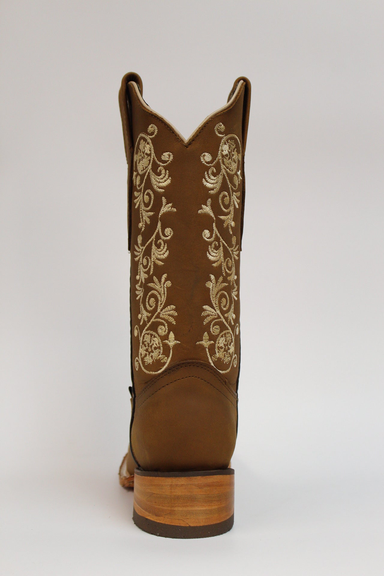 Cuatrero Boots Women's Texas Flowers Copper