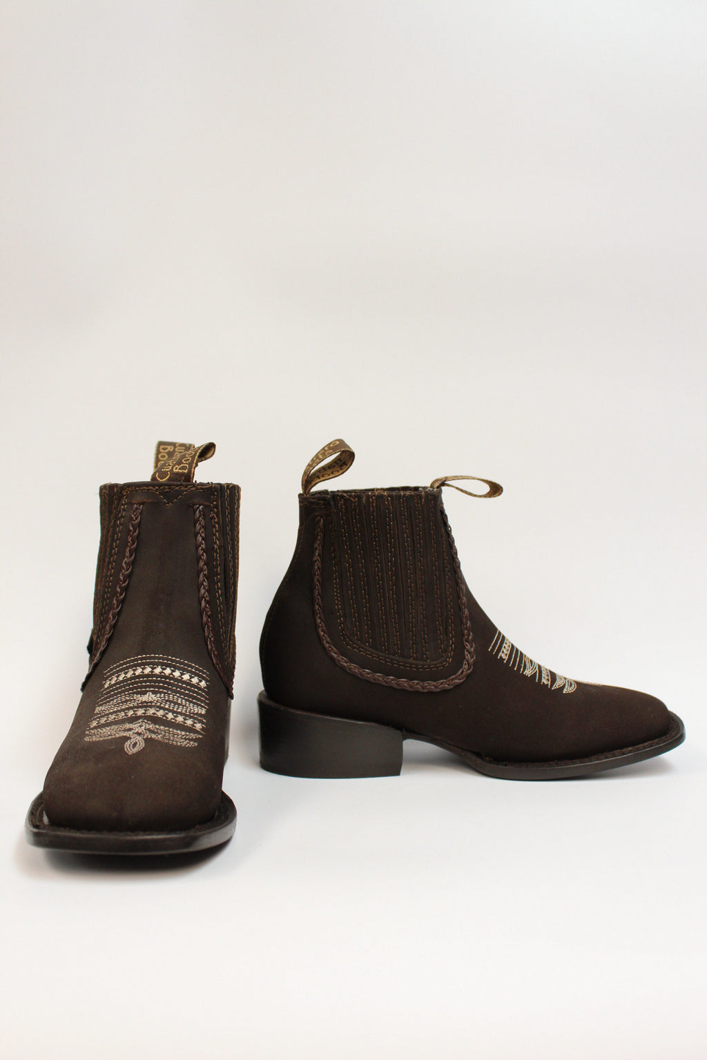 Cuatrero Boots Women's Texas Ankle Boot Choco