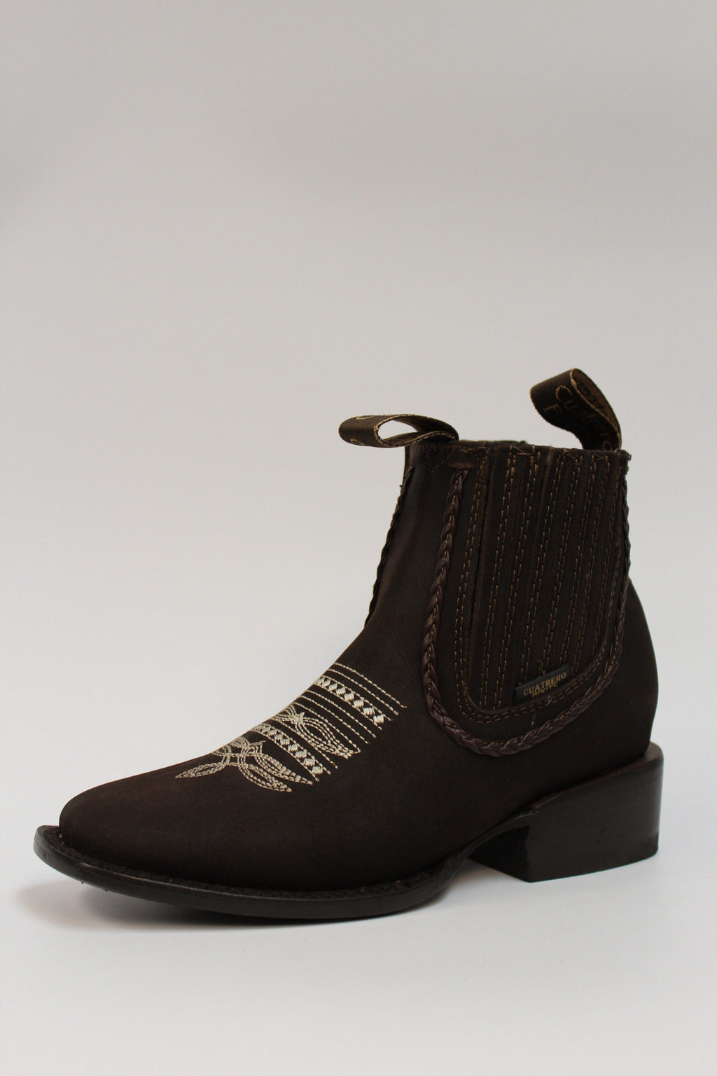 Cuatrero Boots Women's Texas Ankle Boot Choco