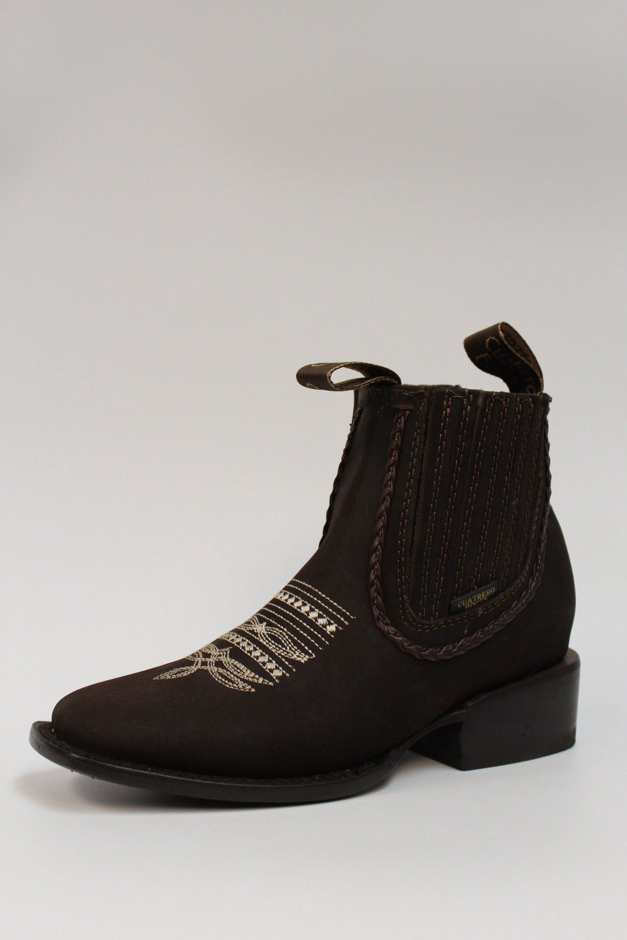 Cuatrero Boots Women's Texas Ankle Boot Choco